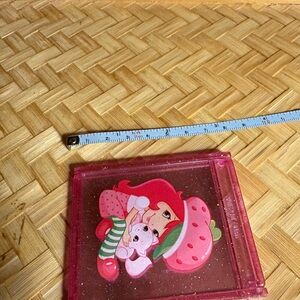 Pink Strawberry Character Compact Mirror